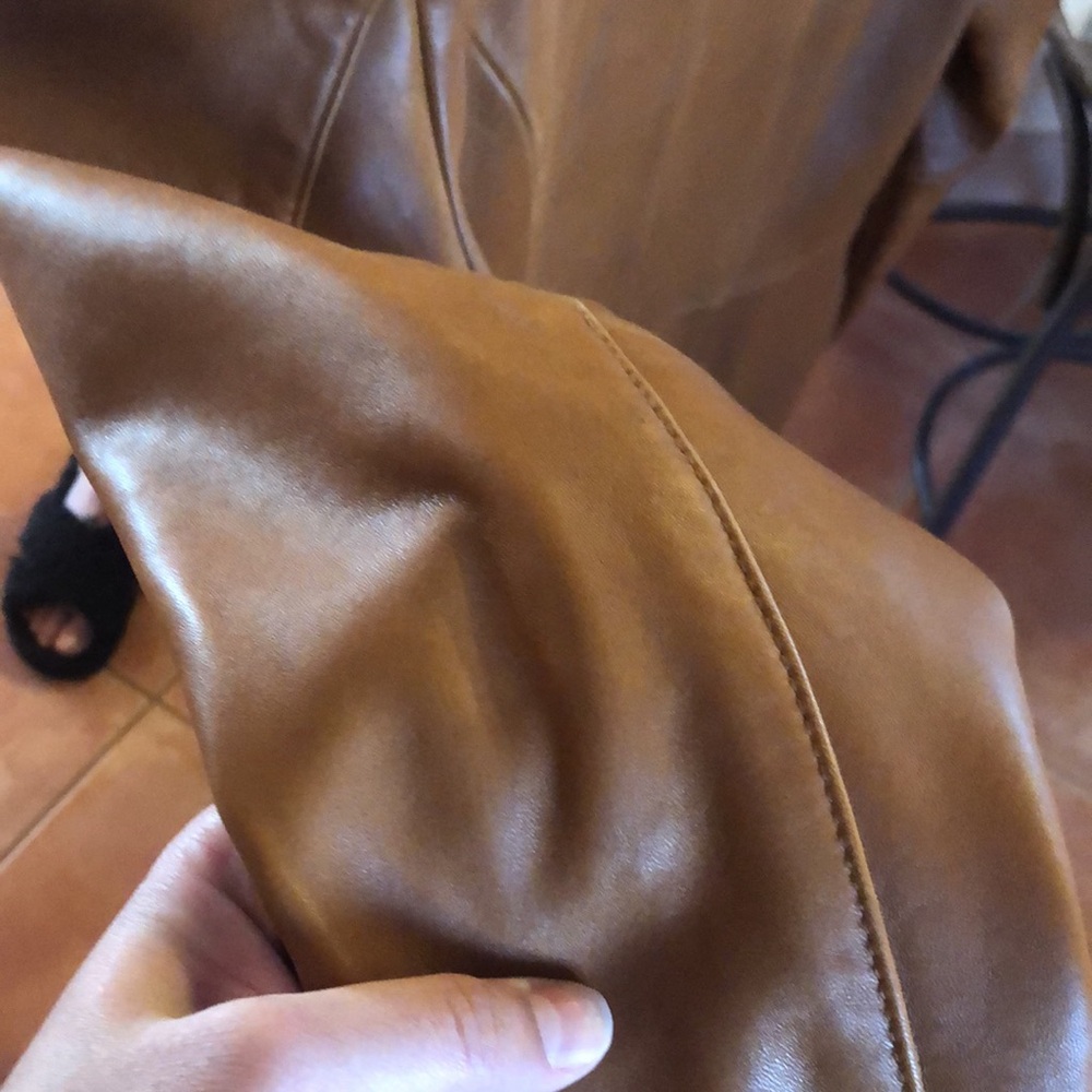Vintage Lobi Lobi REAL LEATHER long coat. - Picture 5 of 5